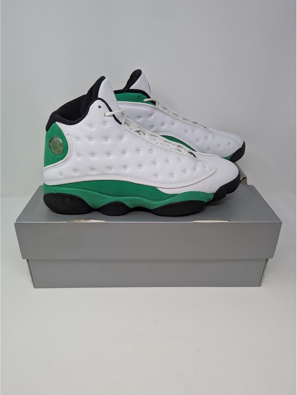 Air Jordan 13 Retro Lucky Green Men's Size 10 DB6537-113 White Green 2020 Box